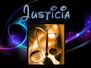 el valor de la justicia