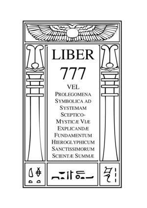 Liber 777 - Aleister Crowley