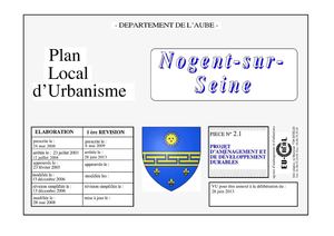 Projet d’Aménagement et de Développement Durable (PADD)