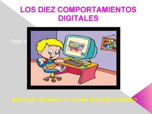 LOS DIEZ COMPORTAMIENTOS DIGITALES