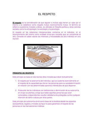 EL RESPETO
