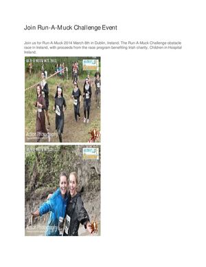 Join Run-A-Muck Challenge Event