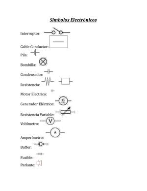 Simbolos Electronicos
