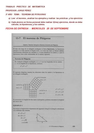 Teorema de Pitagoras