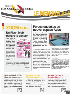 mensuel d'octobre 2013