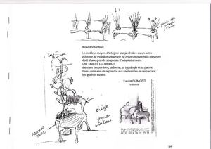 Book de présentation de Xavier Dumont - Sculpteur