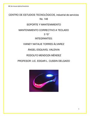 mouse optico y mecanico