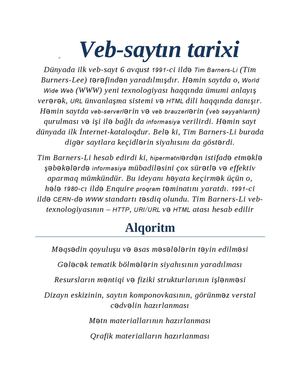 web sayt haqqinda
