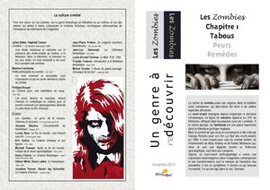 Genre à (re)découvrir - Les Zombies - Chapitre 1 - Les Tabous