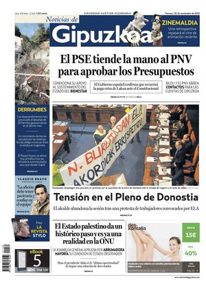 Noticias de Gipuzkoa 20121130