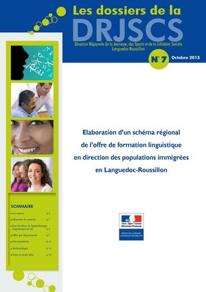 Dossier de la DRJSCS  n°7 : offre linguistique en direction des populations immigrées en Languedoc-Roussillon