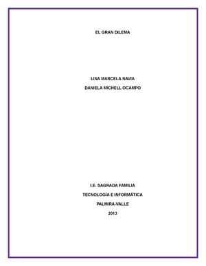 El Gran Dilema
