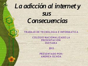 La adicción al internet y sus consecuencias
