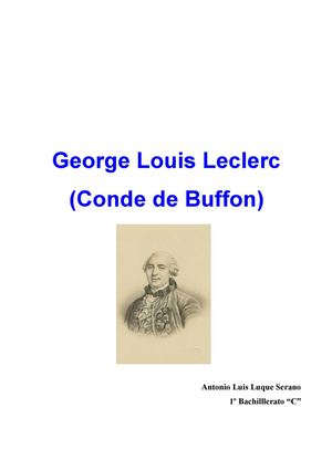 Trabajo CMT. Georges Louis Leclerc