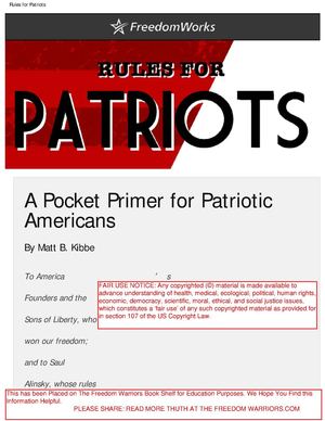 Rules For Patriots