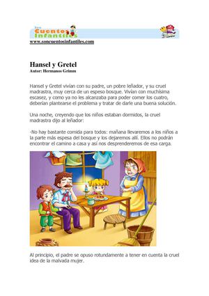 Hansel y Gretel Ilustrado
