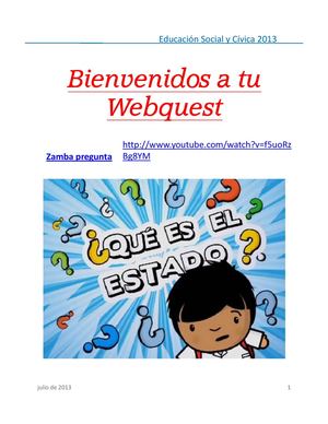 webquest del Estado
