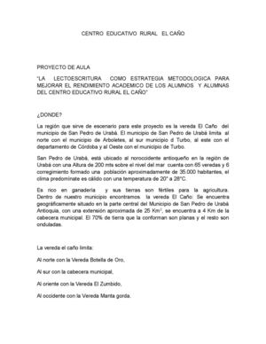 proyecto de electro escritura