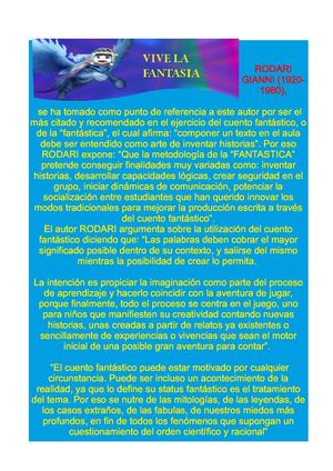 Cuento Fantástico vive la fantasia