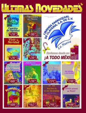 Ultimas Novedades, Librería Parroquial de Clavería, S. A. de C. V. 