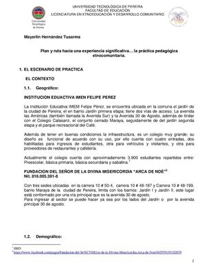 Practica ancianato arca de noe