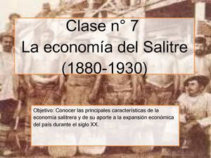 La Economía del Salitre