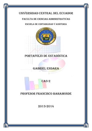 Portafolio de Estadística 1- Gabriel Endara - CA3-2