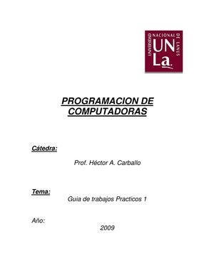 Guía de ejercicios pseudocodigo SLE UNA