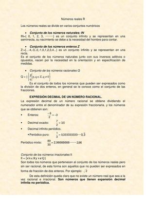 Números reales inecuaciones y radicales