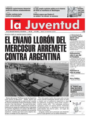 EL ENANO LLORÓN DEL MERCOSUR ARREMETE CONTRA ARGENTINA