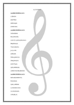 Glosario de Música