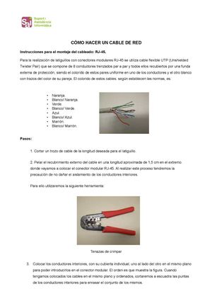 Cómo hacer un cable de red