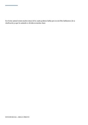 LOS ANIMALES Y SU CLASIFICACION