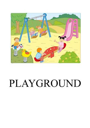 FIRST TERM VOCABULARY 3, 4, 5 Years old