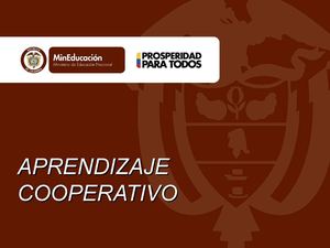 APRENDIZAJE COOPERATIVO