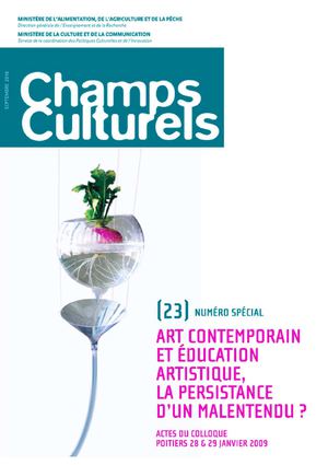 Champs Culturels n°23 - Art contemporain et éducation artistique