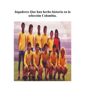 Jugadores con historia en la seleccion colombia