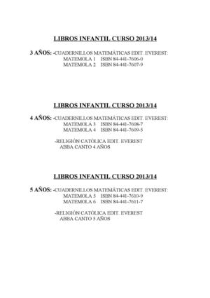 MATERIALES CURSO 2013-2014