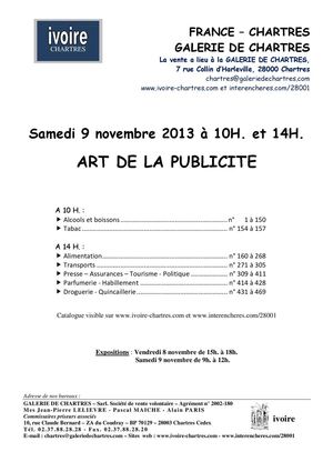 ART DE LA PUBLICITE 09-11-2013 