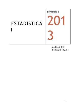 ALBUM DE ESTADISTICA