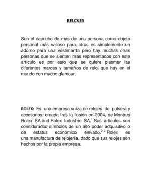 articulo de relojes