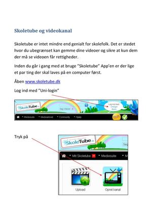 Skoletube og videokanal