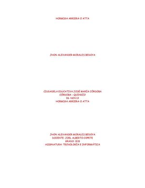 HORMIGA ARRIERA O ATTA