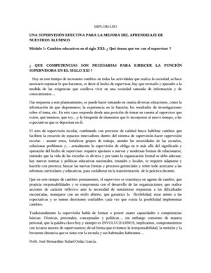 COMPETENCIAS DEL SUPERVISOR ESCOLAR