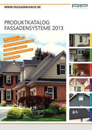 Katalog für Fassadensysteme 2013