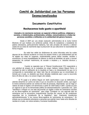 Rechacemos todo gueto o apartheid