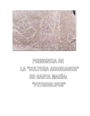 Petroglifos: comuna de Santa María