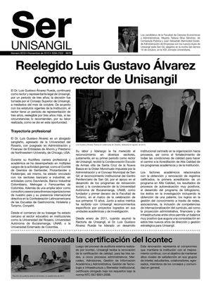 Boletín Ser Unisangil - Edición No. 016 - Noviembre de 2013