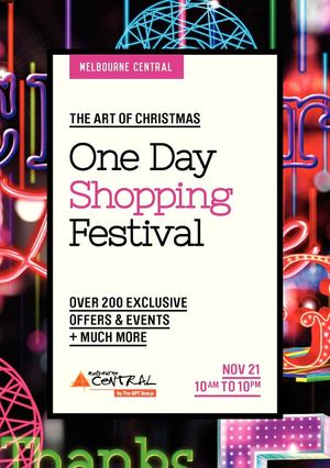 Melbourne Central One Day Shopping Festival