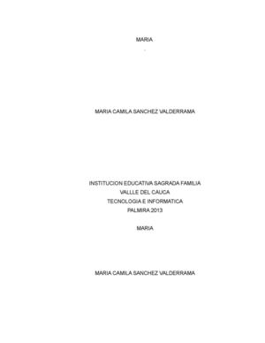 Normas Icontec Maria y el descubrimiento 
